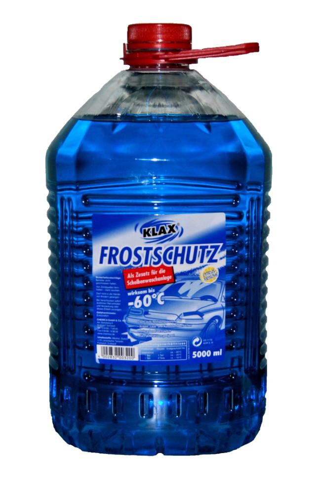 Frostschutz bis - 60 °C für die Scheibenwaschanlage , 5.000 ml